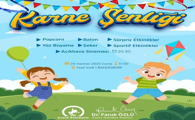 BAHÇEŞEHİR ‘KARNE ŞENLİĞİ’NE EV SAHİPLİĞİ YAPACAK