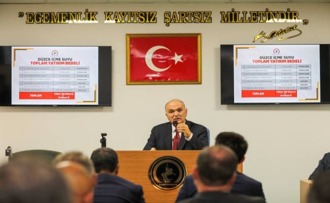 BAŞKAN ÖZLÜ BELEDİYE MECLİSİ’NE HİTAP ETTİ