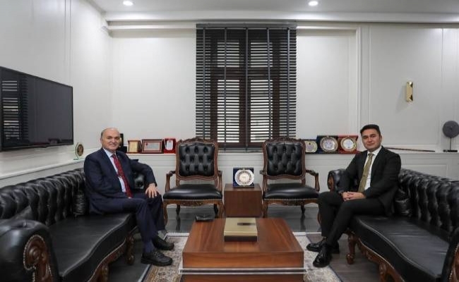  Başkan Özlü’den Başsavcı Emre’ye ziyaret