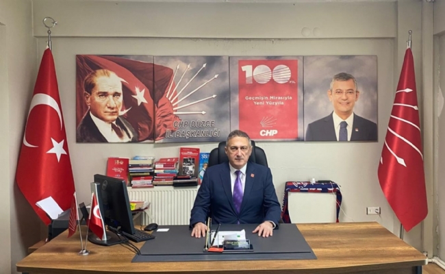 CHP Düzce İl Başkanı Özcan Dağıstanlı Kurban Bayramı mesajı paylaştı