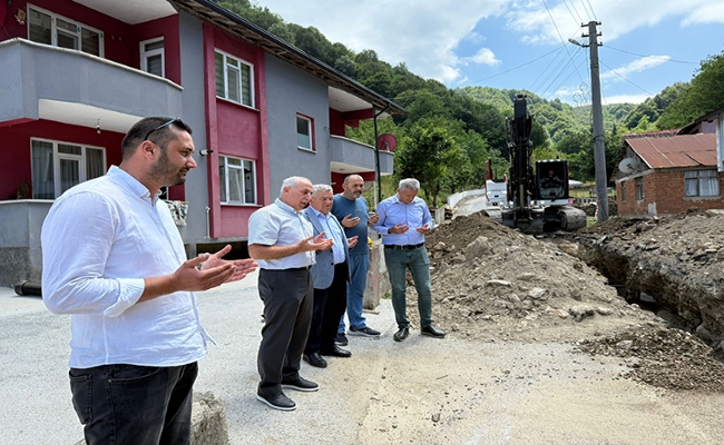 Kaynaşlı Eskiköy Mahallesi’nde Altyapı Hamlesi Başladı!
